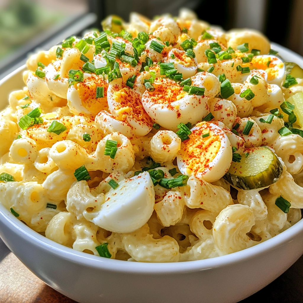 Deviled Egg Pasta Salad