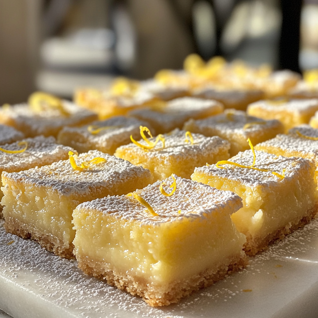 Creamy Lemon Squares Recipe