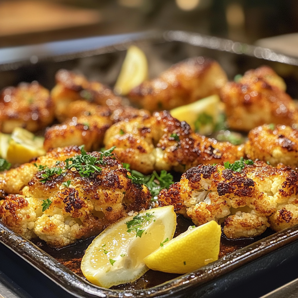 Crispy Roasted Cauliflower