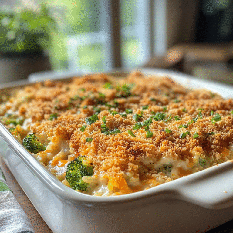 Creamy Cheesy Broccoli Rice Casserole Recipe You’ll Want Every Week