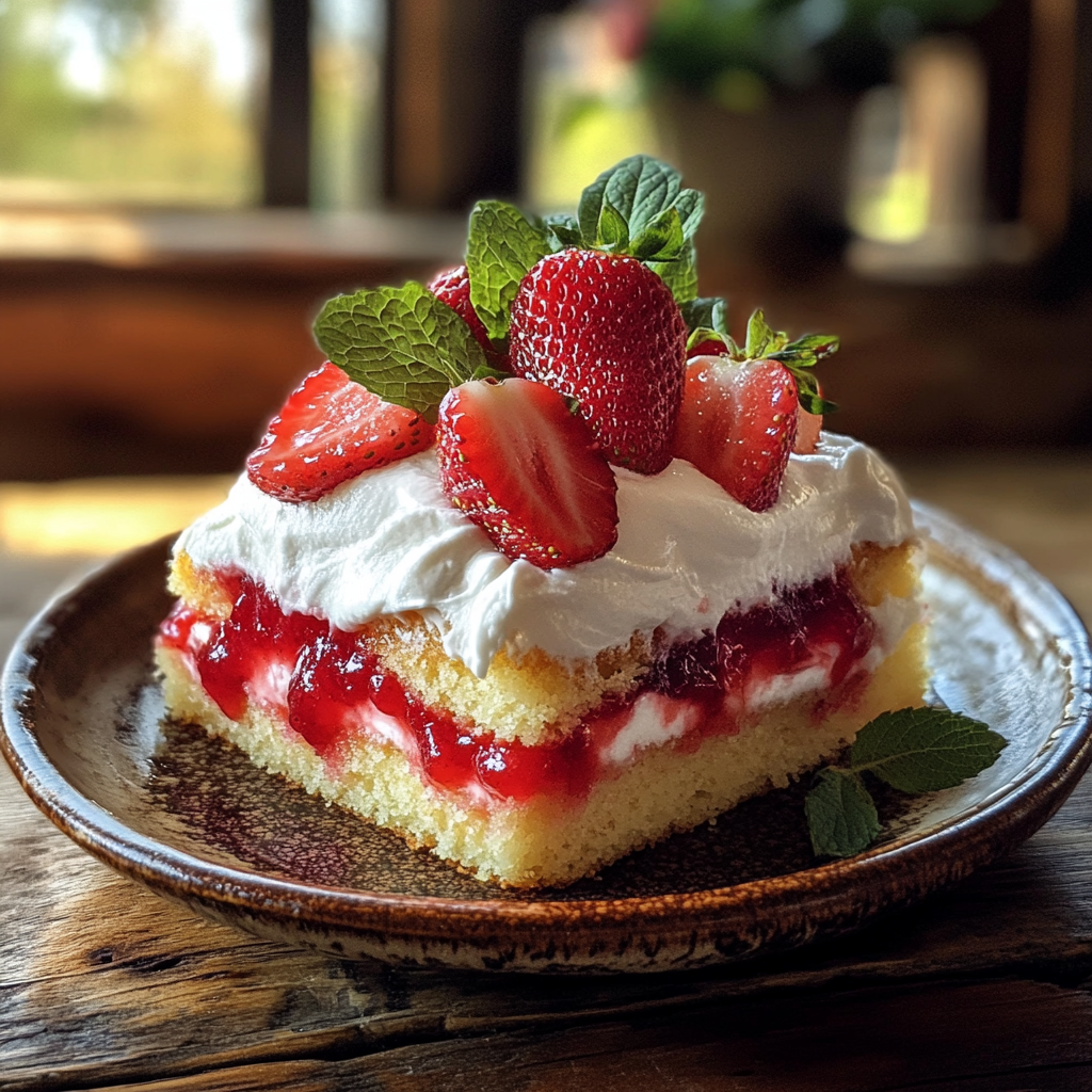 Strawberry Tres Leches Cake