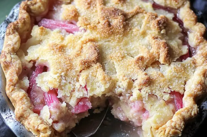 Amish Rhubarb Custard Pie: A Slice of Tradition Awaits!