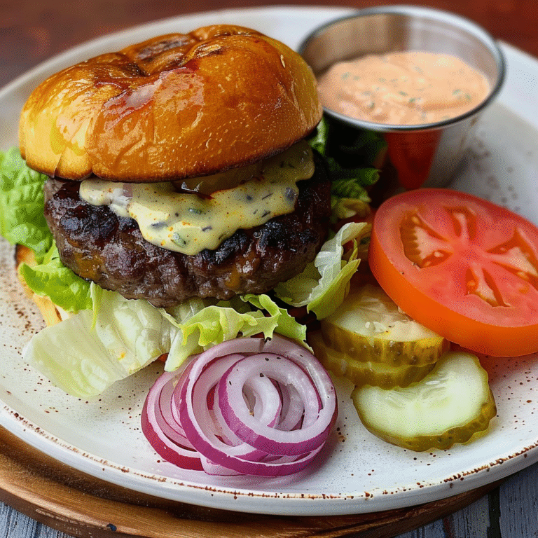 Cajun Burger Recipe