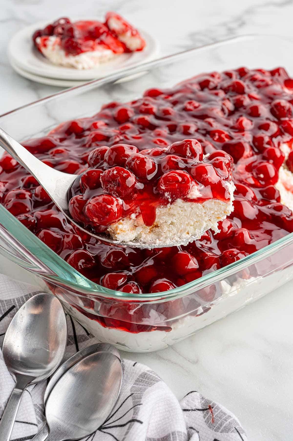 Cherries in the Snow Delight: A Creamy, Fruity Treat!