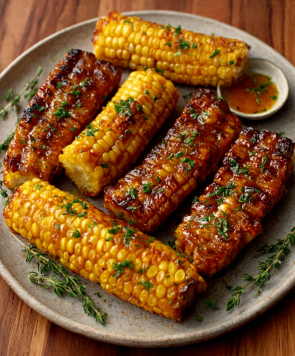 Salted Honey Butter Corn Ribs: A Sweet Savory Delight!