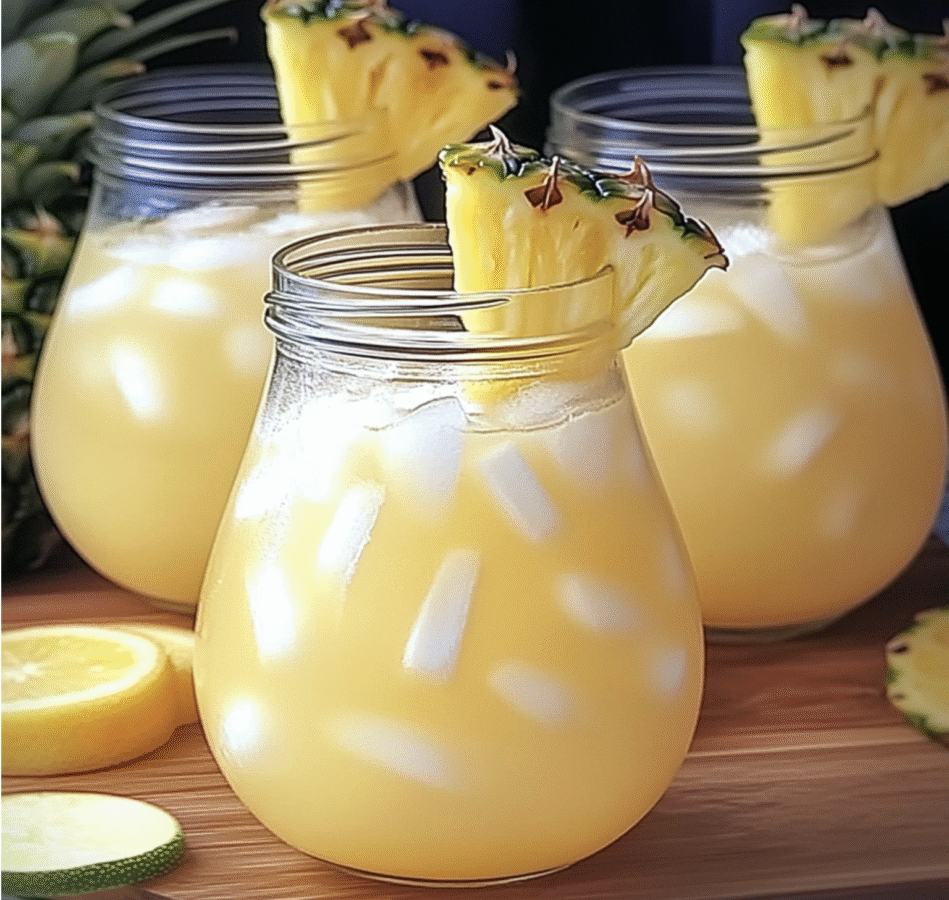 Tropical Pineapple Lemonade Punch